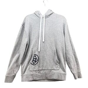 G/FORE Hoodie Mens Medium Gray Circle G's Logo‎ Pullover Sweatshirt Activewear